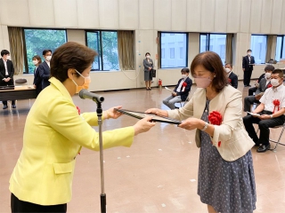 令和４年度献血功労団体等知事感謝状をいただきました。